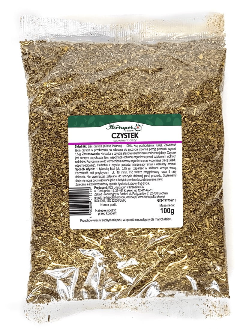 Herbapol Kraków Czystek zioła sypkie 100g