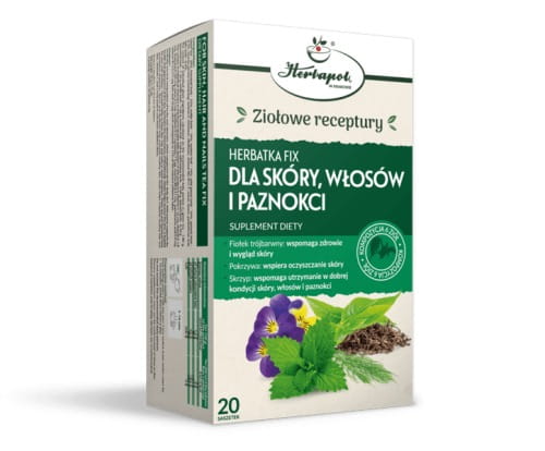 Herbapol Kraków Dla skóry, włosów i paznokci 20 saszetek