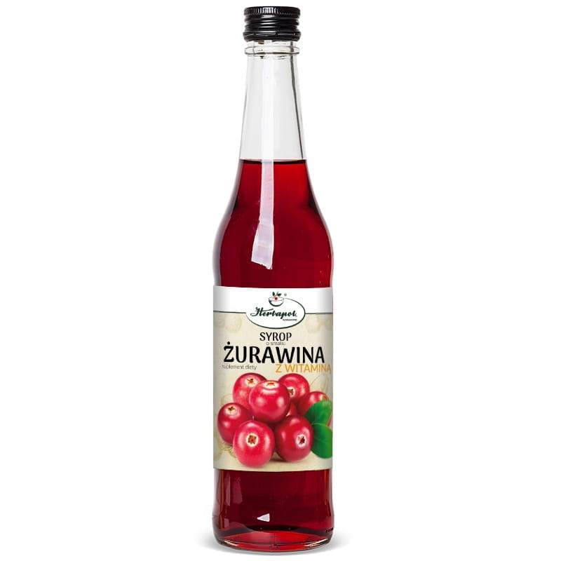 Herbapol Kraków Syrop żurawina z witaminą C 420 ml