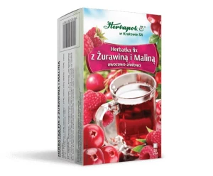 Herbapol Kraków Herbatka z żurawiną i maliną 20 saszetek