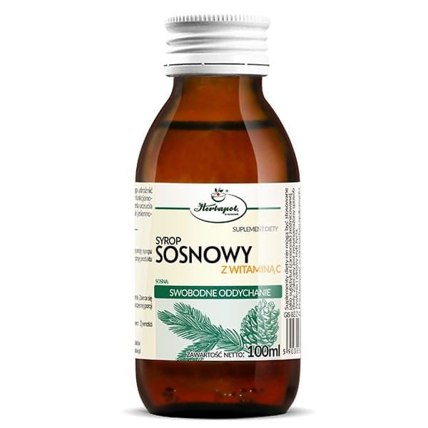 Herbapol Kraków Syrop sosnowy z witaminą C 100 ml