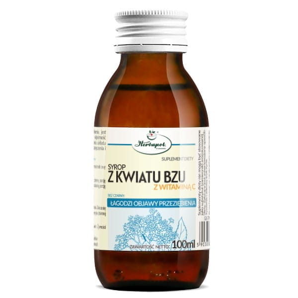 Herbapol Kraków Syrop Z kwiatu bzu z Witaminą C 100ml