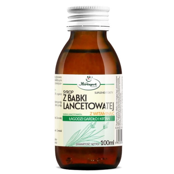 Herbapol Kraków Syrop z babki lancetowatej z Witaminą C 100ml