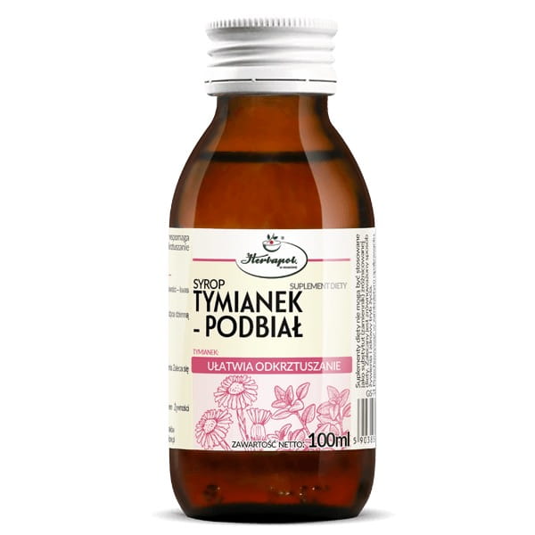 Herbapol Kraków Syrop Tymianek + Podbiał 100ml
