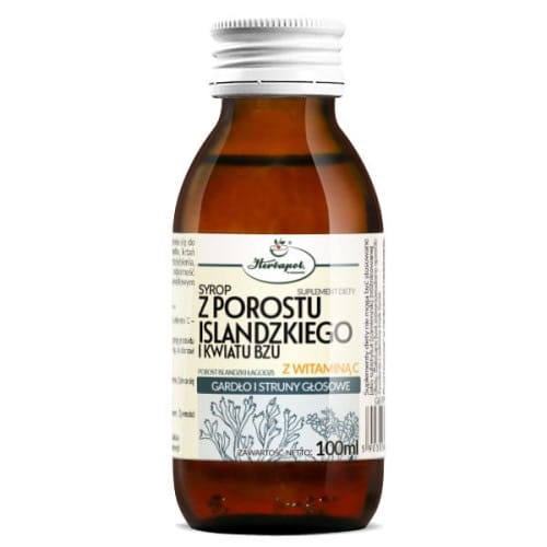 Herbapol Kraków Syrop Z porostu islandzkiego i kwiatu bzu 100ml