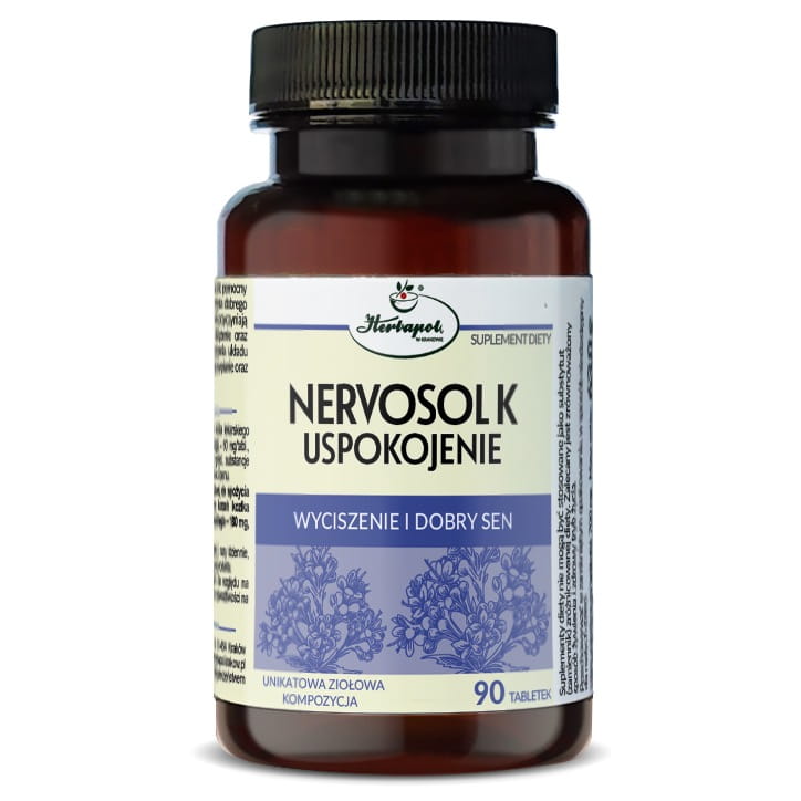 Herbapol Kraków Nervosol K Uspokojenie 90 tabletek