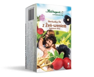 Herbapol Kraków Herbatka z żeń-szeniem GINSAMIX 20 saszetek