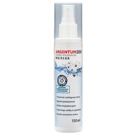 AURA HERBALS Srebro Koloidalne 25 ppm Mgiełka 150ml