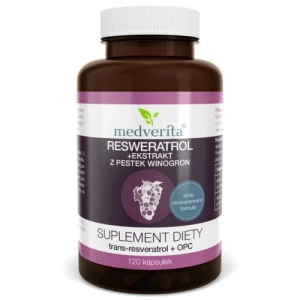 Medverita Resweratrol + OPC 120 kapsułek