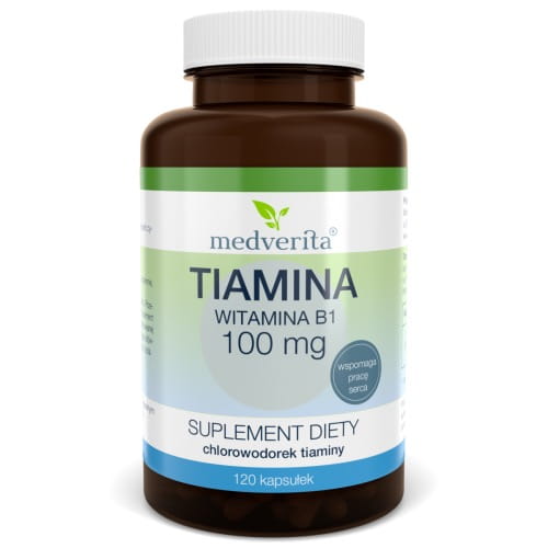 Medverita Tiamina B1 120 kapsułek