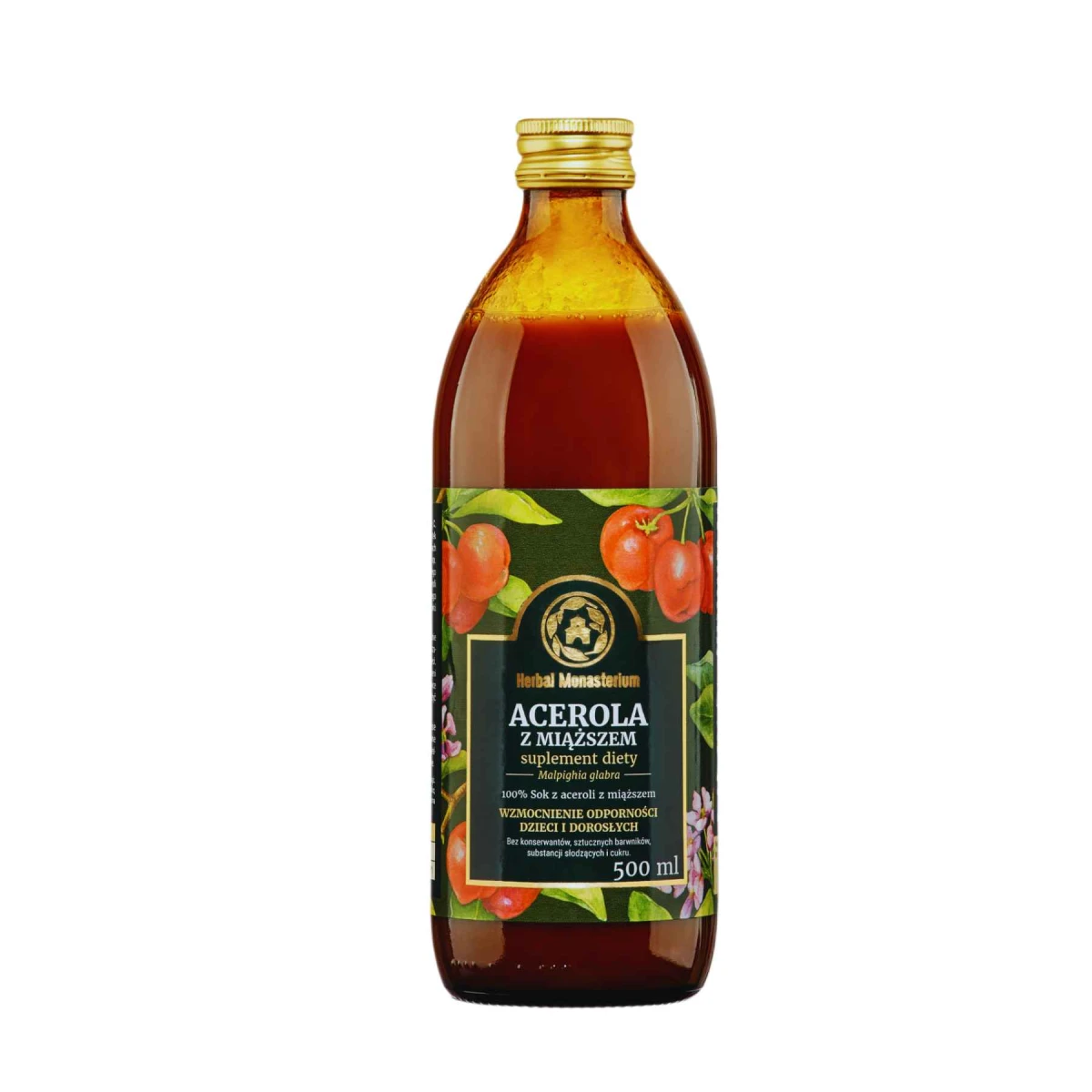 HERBAL MONASTERIUM Acerola  miąższem 500m