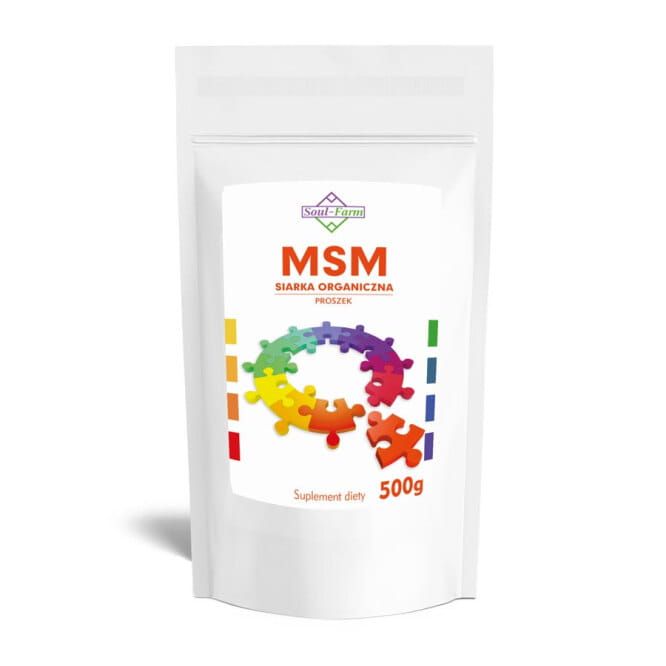 SOUL FARM MSM Siarka organiczna proszek 500g