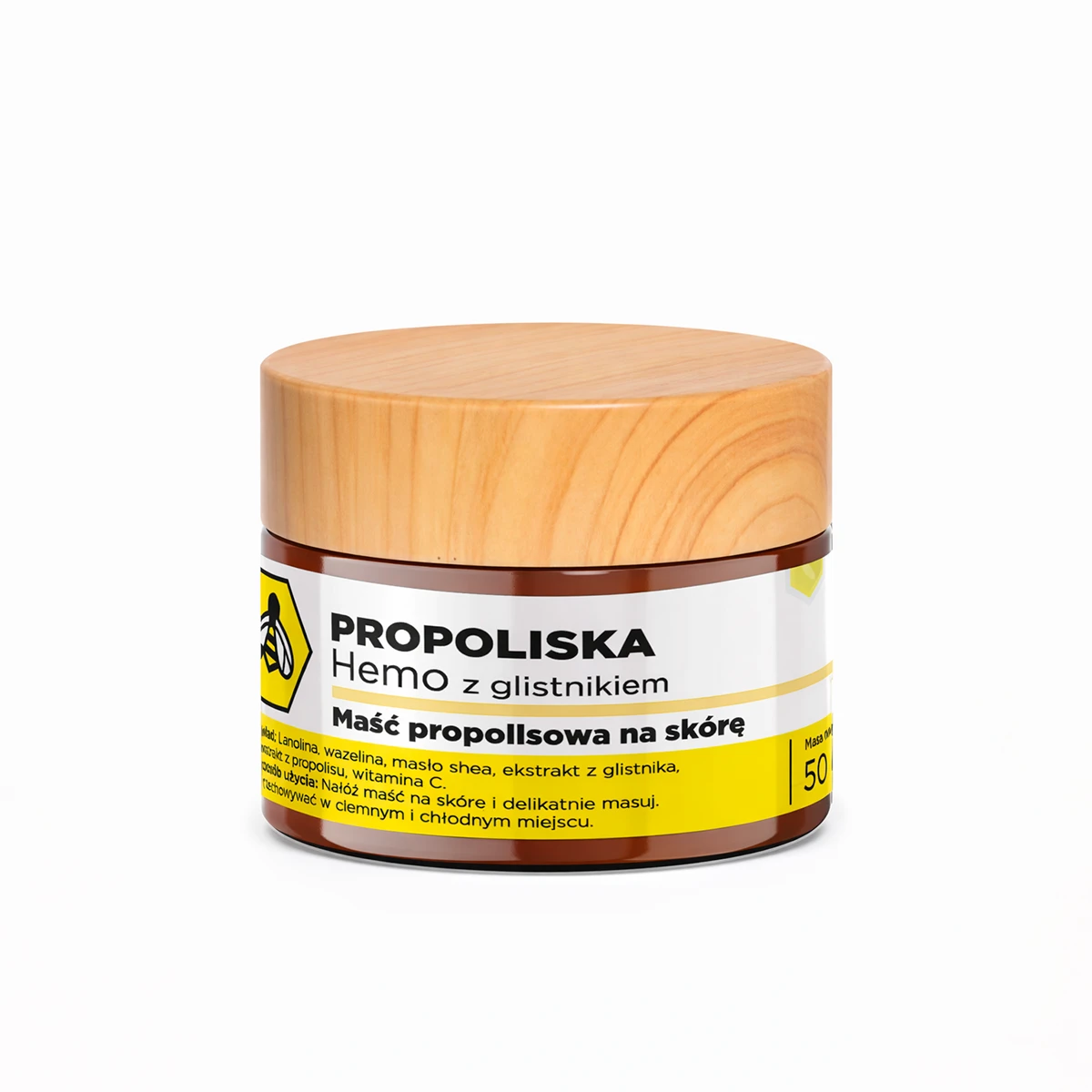 API EFFECT Maść propolisowa HEMO z glistnikiem 50g