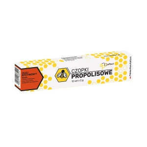 API EFFECT Czopki propolisowe z olejem rycynowym 12 sztuk