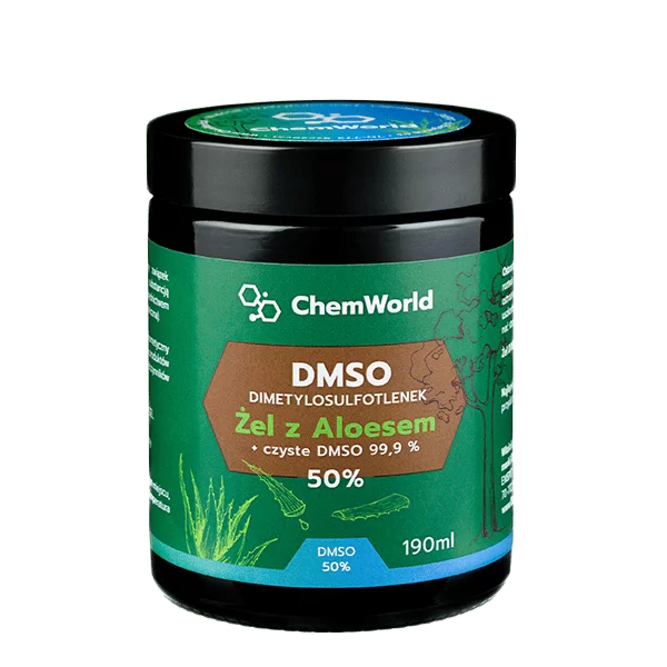CHEMWORLD Żel DMSO 50% z aloesem 190 ml