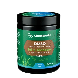 CHEMWORLD Żel DMSO 50% z aloesem 190 ml