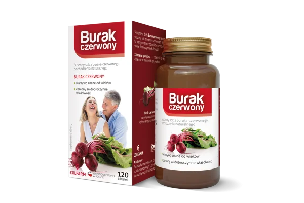 Colfarm Burak czerwony 120 tabletek