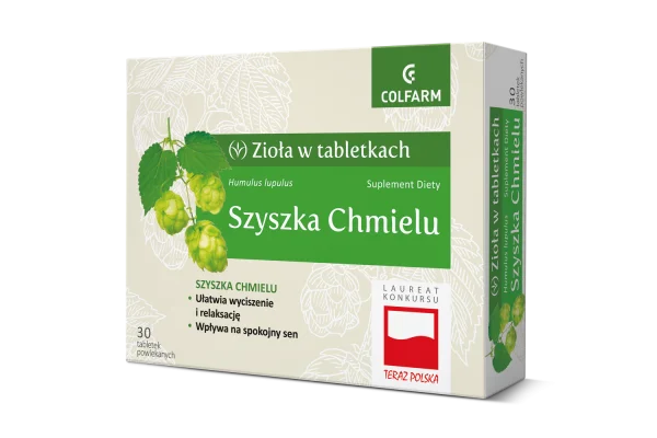 Colfarm Szyszka chmielu 30 tabletek