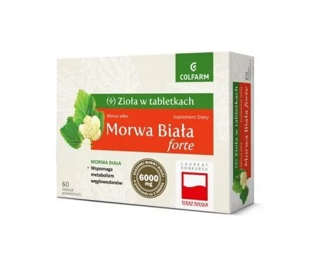 Colfarm Morwa Biała forte 60 tabletek
