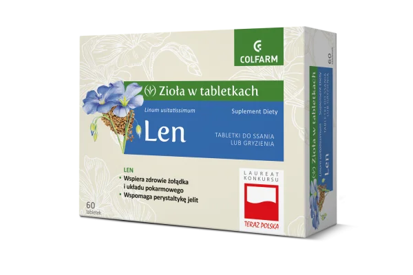 Colfarm Len 60 tabletek do ssania
