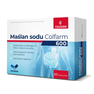 COLFARM Maślan Sodu 600 60 kapsułek