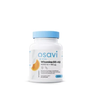 Osavi Wit D3 + K2 4000 IU+150ľg 60 kapsułek