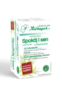 Herbapol Wrocław Na spokój i sen z adaptogenem 24 saszetek