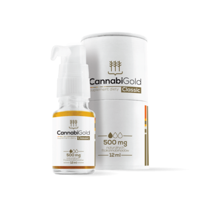 CannabiGold Classic 500 olej 12ml
