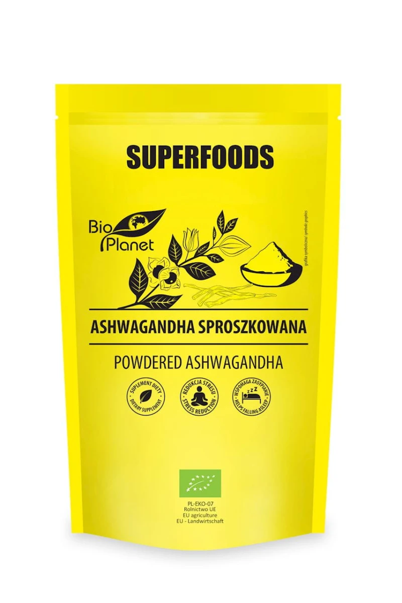 BIO PLANET Ashwagandha sproszkowana Bio 150g