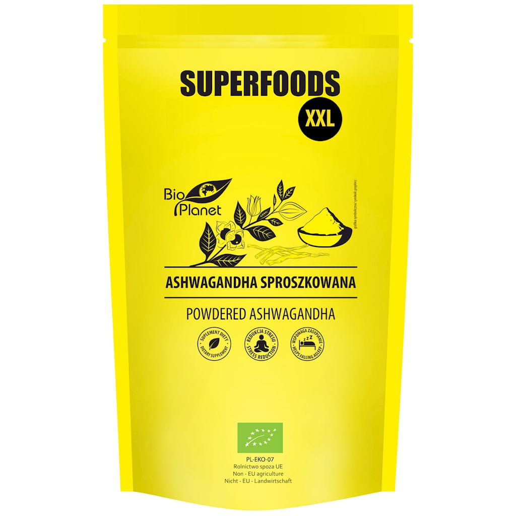 BIO PLANET Ashwagandha sproszkowana Bio 500g