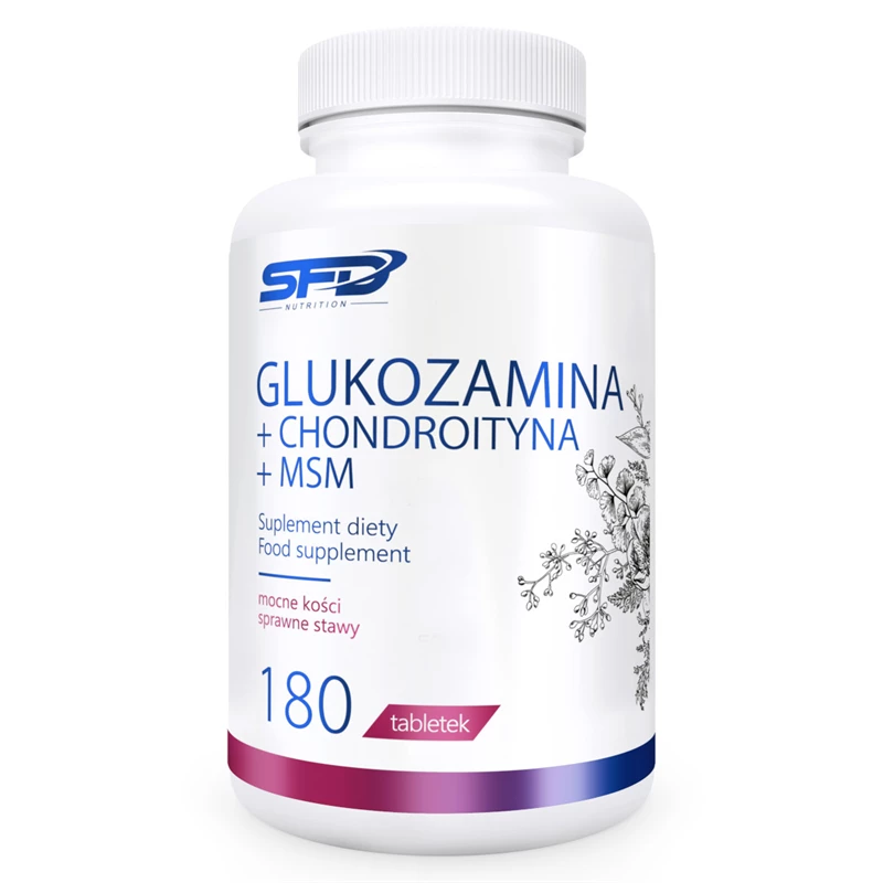 SFD Glukozamina+Chondroityna+MSM 180 tabletek