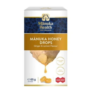 PROPHARMA Cukierki z miodu manuka z imbirem 65g