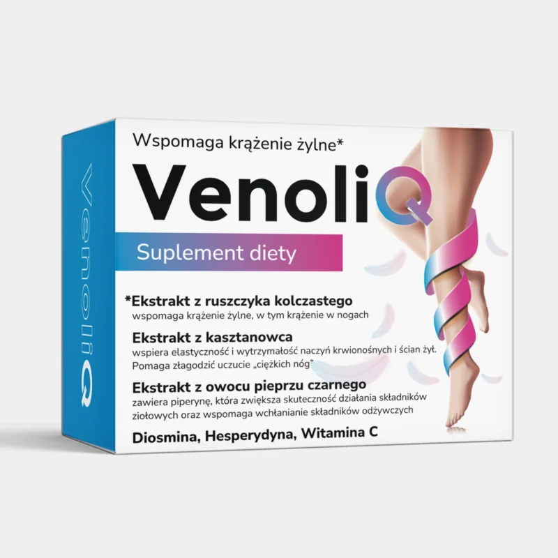 BIOCERIQ PHARMA VenoliQ kaps.twarde 60 kapsułek