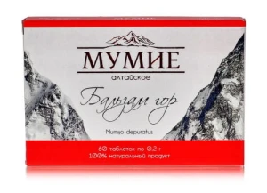 ARAM Mumio Oczyszczone Shilajit ałtajskie Balsam gór 60 tabletek