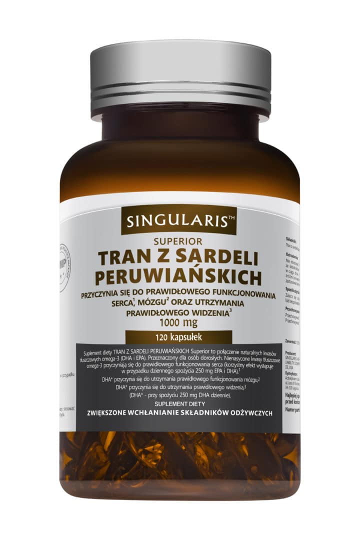 SINGULARIS Tran z sardeli peruwiańskich 120 kapsułek