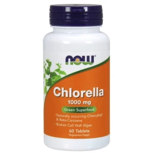 Now Foods Chlorella 1000mg 60 tabletek
