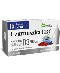 EKA MEDICA Czarnuszka Cbc Silver 75 kapsułek