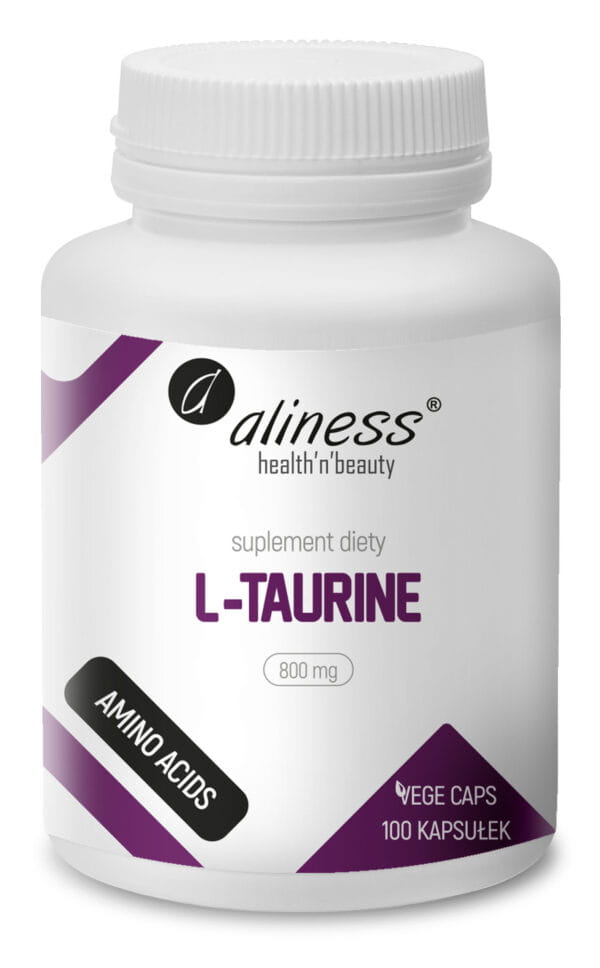 Aliness L-Taurine 800mg 100 kapsułek