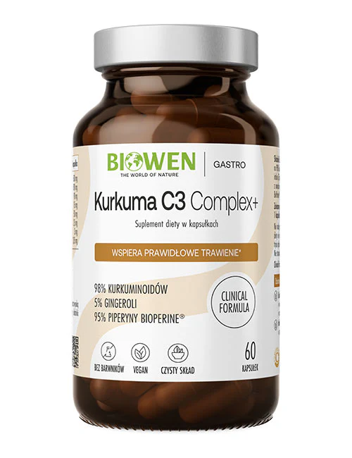 BIOWEN Kurkuma C3 Complex+ 60 kapsułek