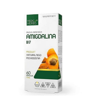 Medica Herbs Amigdalina B17 60 kapsułek
