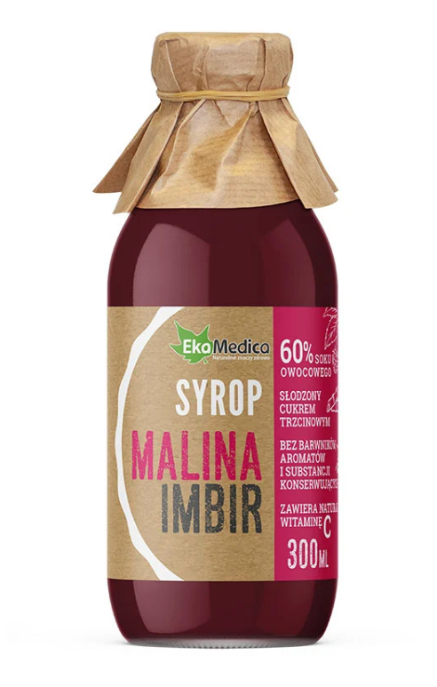 EKA MEDICA Malina Imbir syrop 300ml