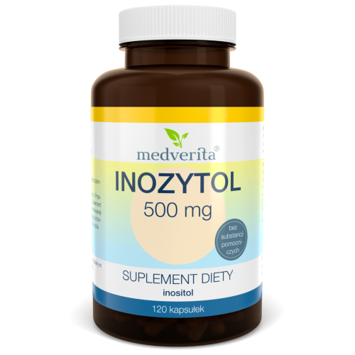 MEDVERITA Inozytol 500 mg 120 kapsułek