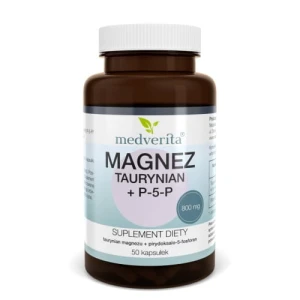 Medverita Magnez (Taurynian) + B6 50 kapsułek