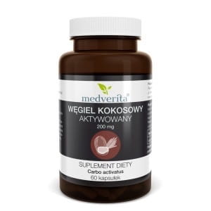 Medverita Węgiel kokosowy 60 kapsułki