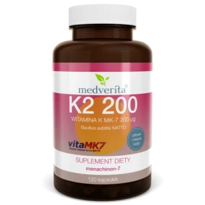 Medverita Witamina K2 MK7 200μg 120 kapsułek