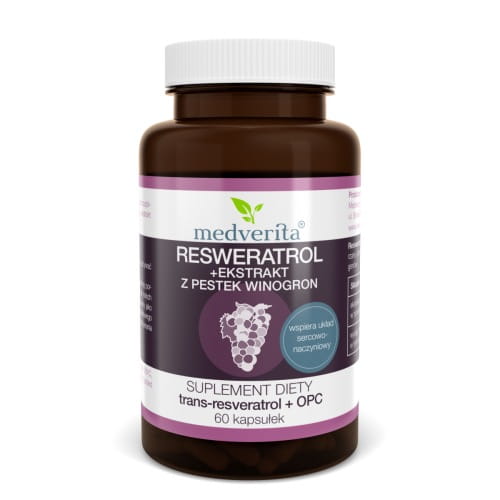 Medverita Resweratrol + OPC 60 kapsułek