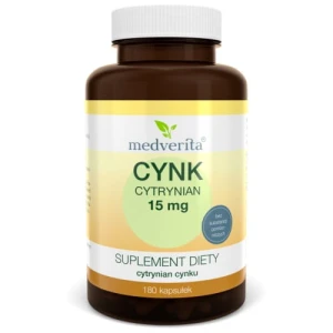 Medverita Cynk (Cytrynian) 180 kapsułek