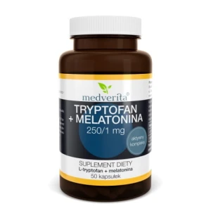 Medverita Tryptofan + Melatonina 50 kapsułek