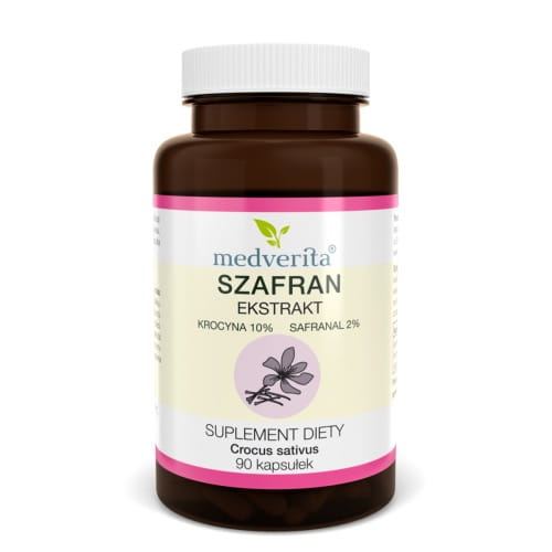Medverita Szafran extrakt 300mg 90 kapsułek