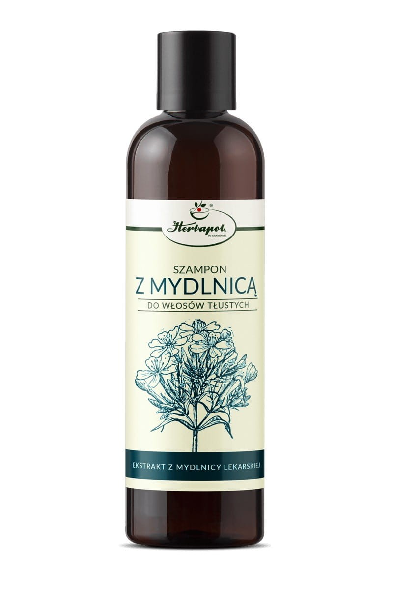 Herbapol Kraków Szampon do włosów tłustych z mydlnicą 250ml